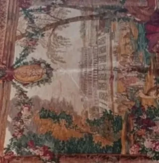 Arazzo tappeto francese tessuto