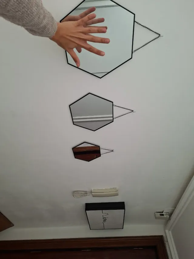 Juego de 3 espejos decorativos