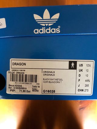Adidas Dragon Talla 44.5