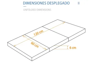Parque cuna con colchón y agarraderas