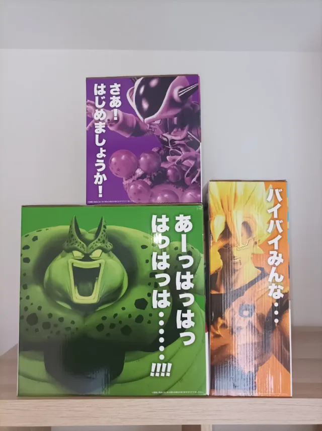 Cell, Freezer y Goku Ichiban Kuji