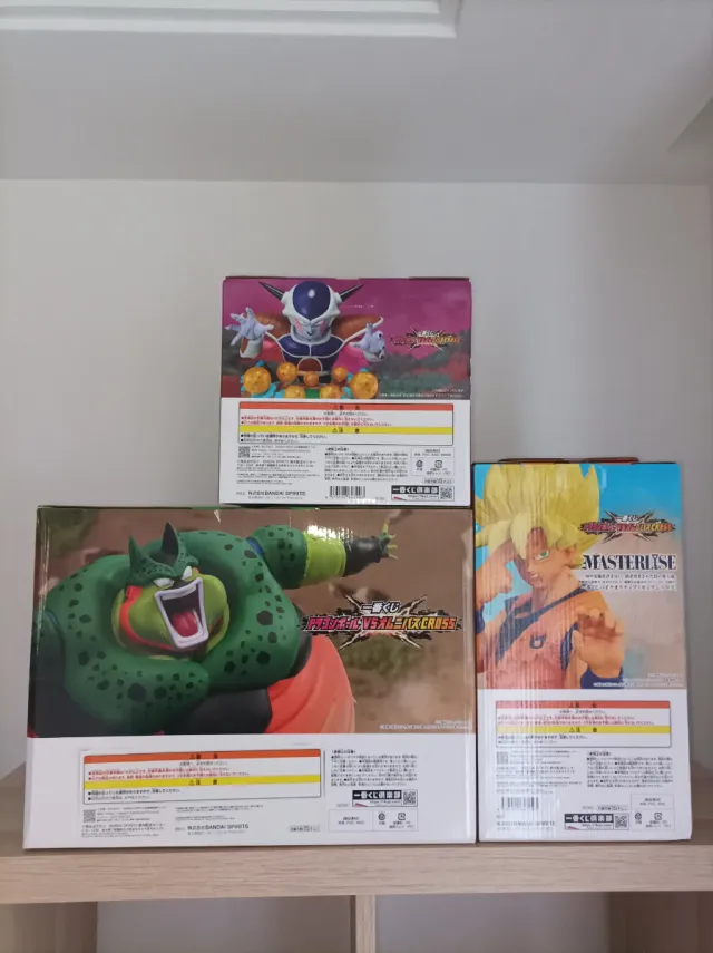Cell, Freezer y Goku Ichiban Kuji