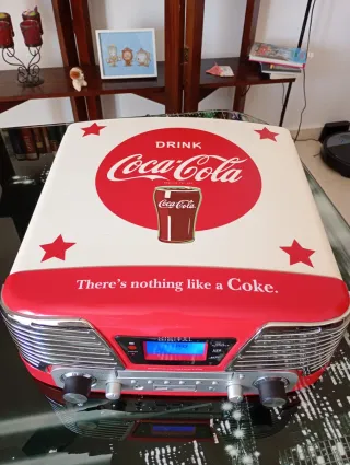 Giradischi Bigben TD79 Coca Cola Rosso