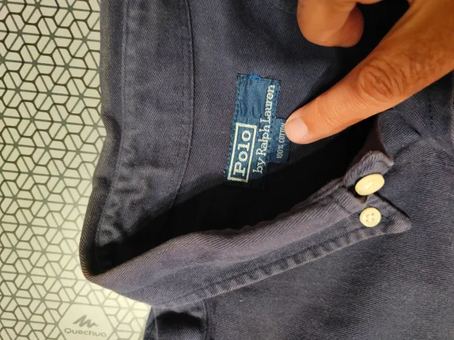 Camisa Polo Ralph Lauren azul