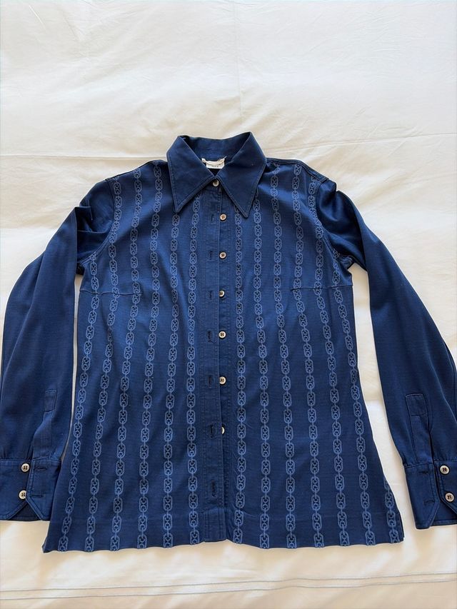 Camisa Vintage Celine Paris Años 70.