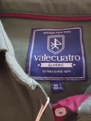 Polo Valecuatro Verde y Morado