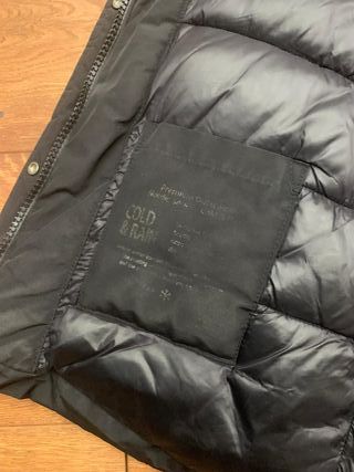 Giacca parka invernale antipioggia nera