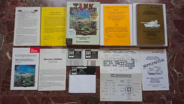 Tank - The M1 Abrams Tank Simulation - IBM PC