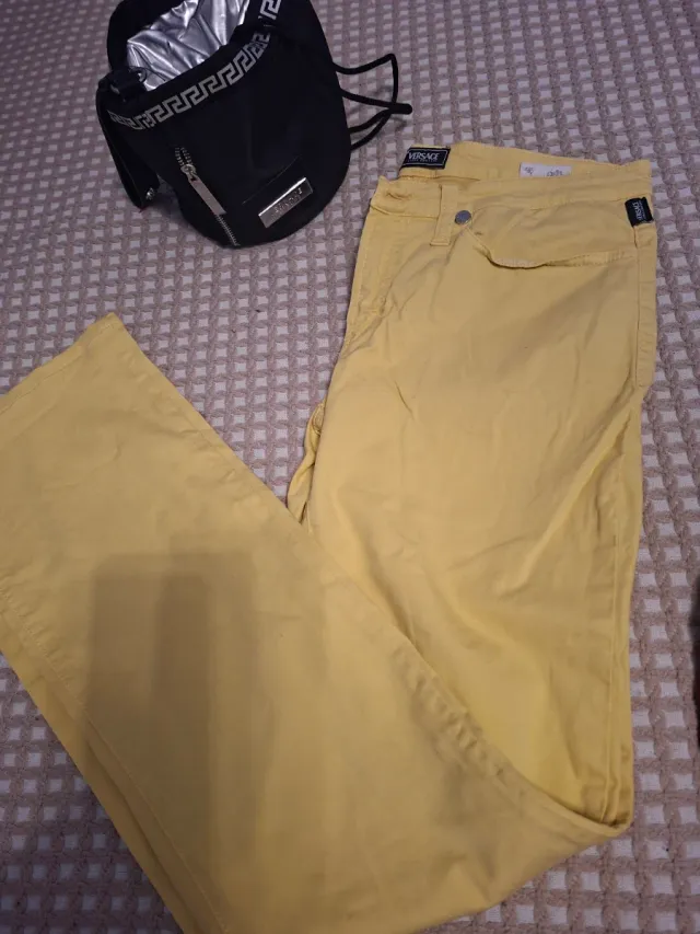 Calça Versace Amarela