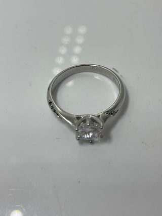 Anillo plata con circonitas