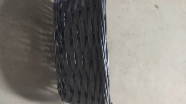 Ceste in vimini e plastica