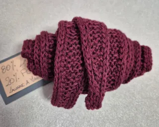 Sciarpa Sophie Bordeaux 150x15