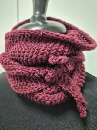 Sciarpa Sophie Bordeaux 150x15