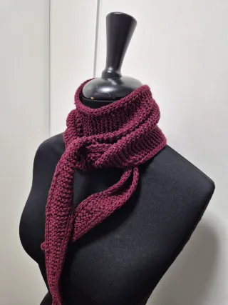 Sciarpa Sophie Bordeaux 150x15