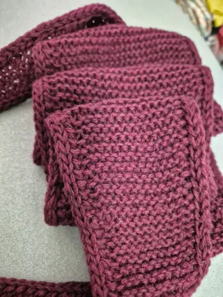 Sciarpa Sophie Bordeaux 150x15