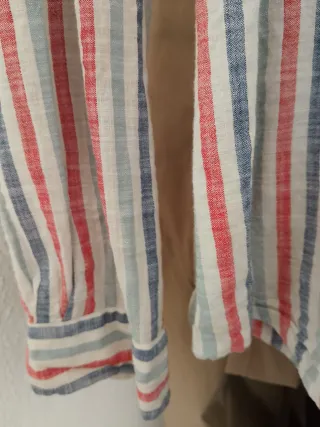 Camisa Zara Rayas Hombre Talla XL