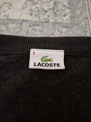Jersey Lacoste Marrón V-Neck