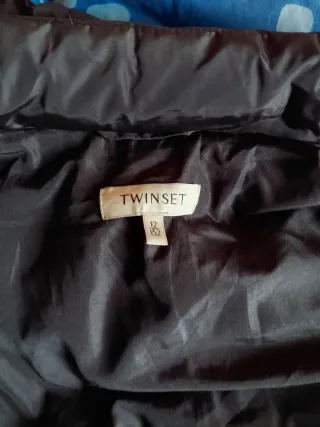 Giubbotto Twinset donna nero e rosa