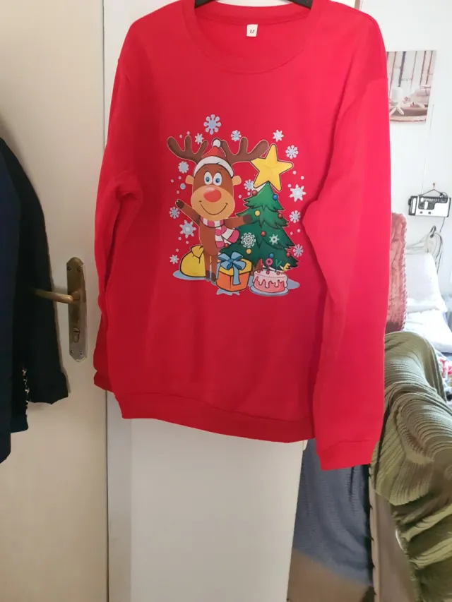 Sudadera Roja Rebeca Reno Talla M