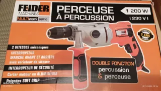 Taladro percutor FEIDER 1200W
