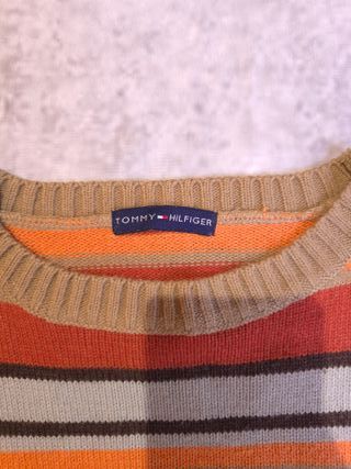 Jersey Tommy Hilfiger Rayas Talla L Ref-20500