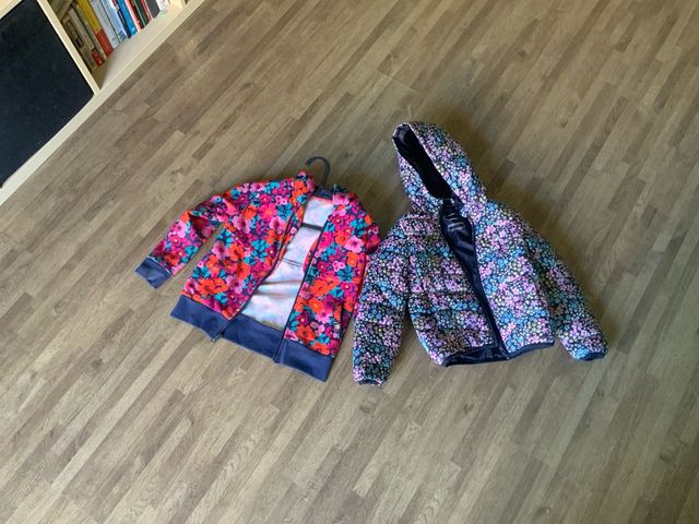 Chaqueta floral niña 4-5 años