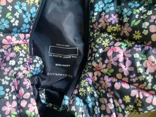 Chaqueta floral niña 4-5 años