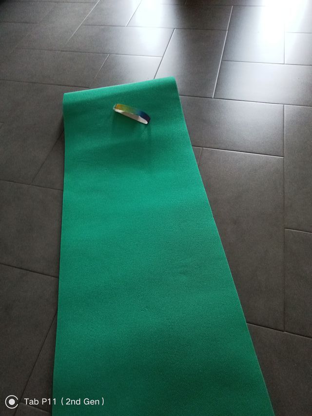 Esterilla de yoga verde
