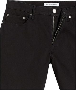 Pantalón Corto Ajustado con 5 Bolsillos 34W Negro