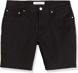 Pantalón Corto Ajustado con 5 Bolsillos 34W Negro
