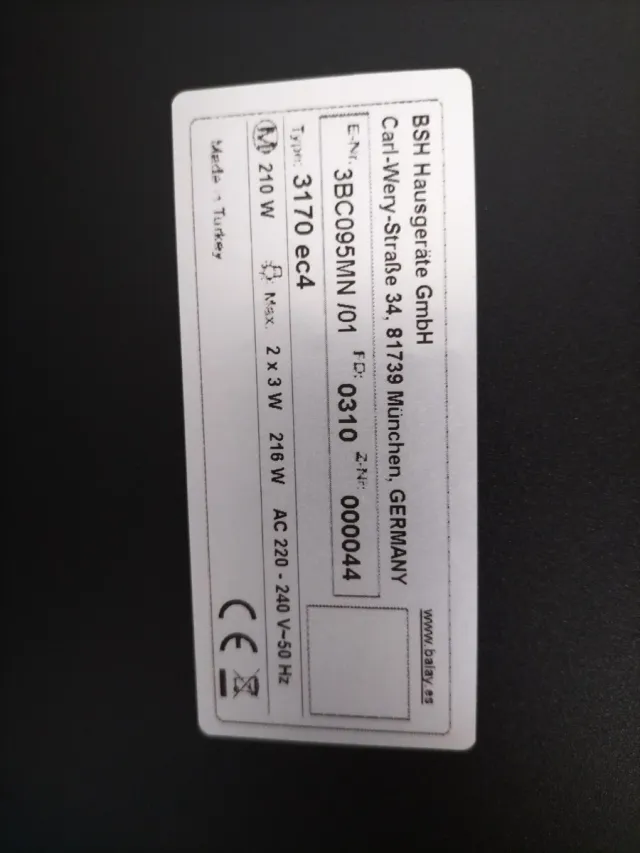 Campana extractora Balay