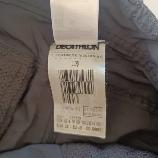 Pantalón senderismo Quechua Trek 100 convertible