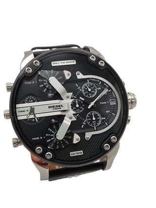 RELOJ DIESEL MR.DADDY DZ-7313 NEGRO CORREA CUERO
