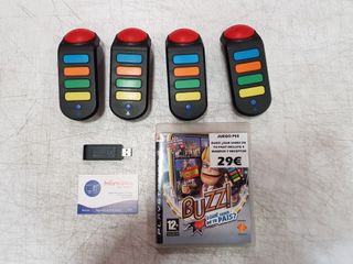 Buzz! ¿Qué sabes de tu País? PS3 + 4 mandos