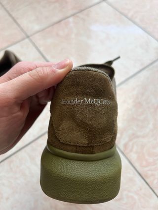 Alexander McQueen Verdi Military Scarpe