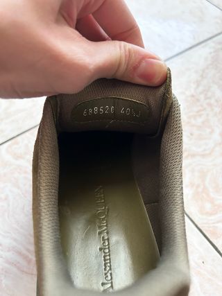 Alexander McQueen Verdi Military Scarpe