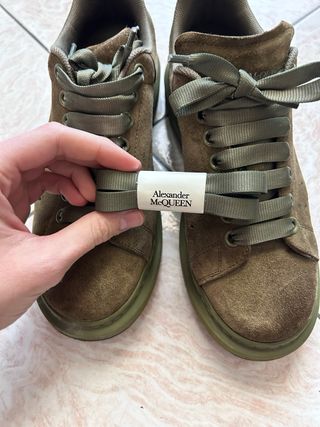 Alexander McQueen Verdi Military Scarpe