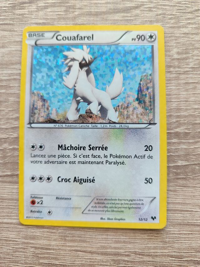Carta Pokémon Couafarel Base PV 90