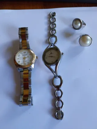 Lote Gioielleria: 2 Orologi e 2 Anelli