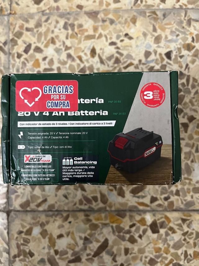 Batería Parkside 20V 4Ah PAP 20 B3