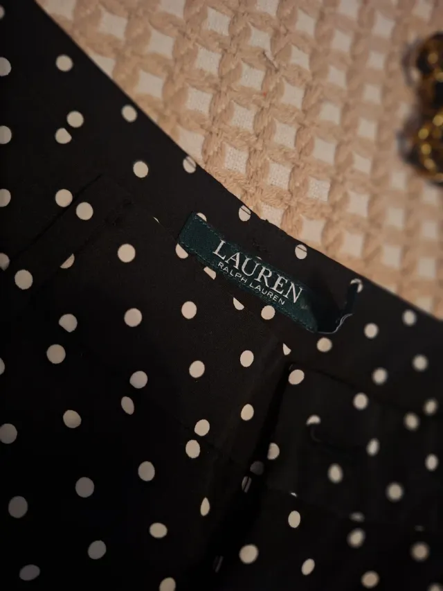 Calças de lunares Ralph Lauren