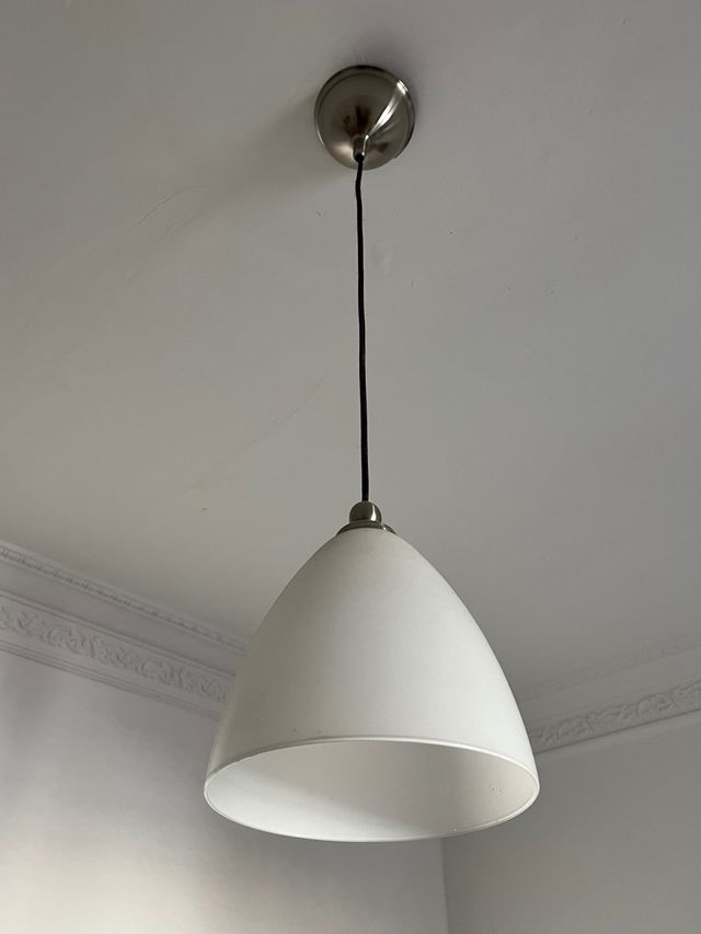 Lámpara de techo colgante blanca