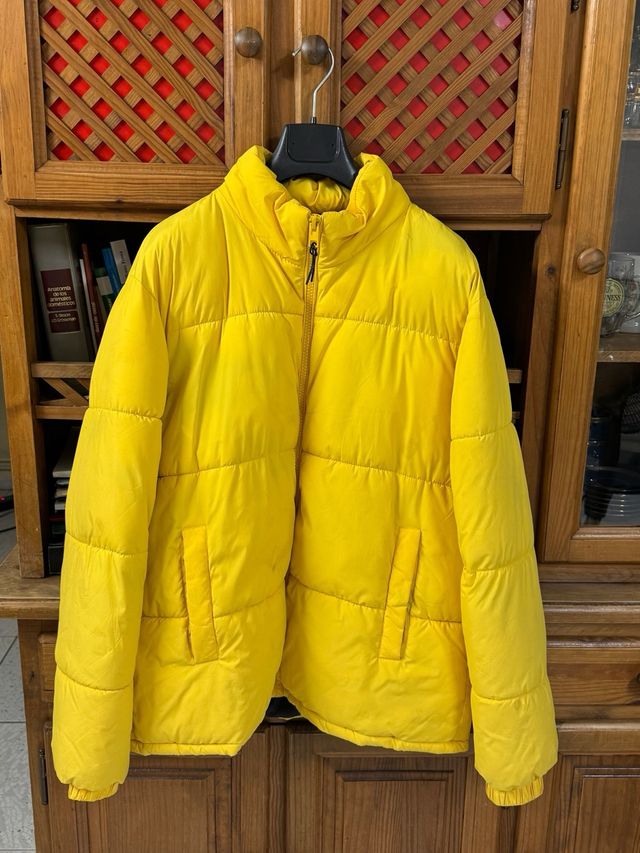 Chaqueta Plumas Amarillo