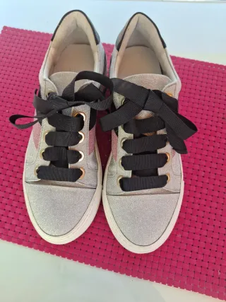 Zapatillas Brillantes Mujer Talla X