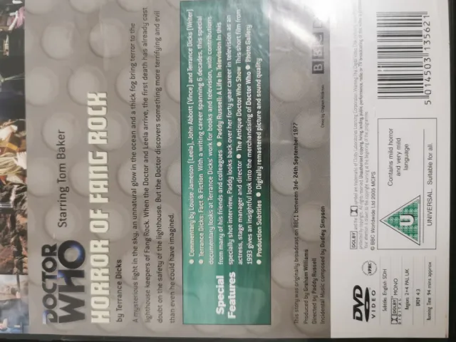 Doctor Who: Horror of Fang Rock DVD