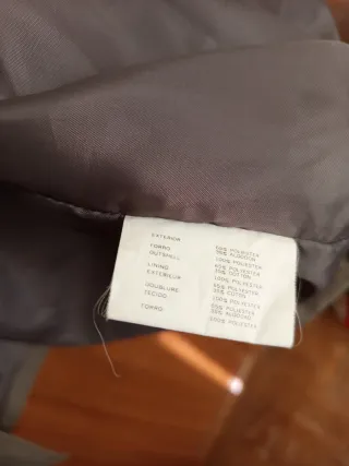 Gabardina hombre verde oliva