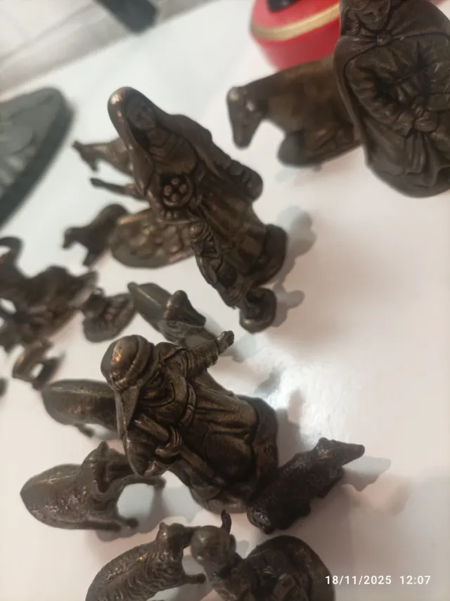 Figuras Belén Bronce Reyes Magos Reyes