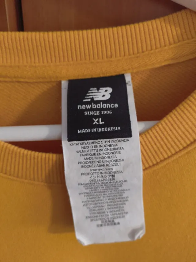 Sudadera New Balance Naranja