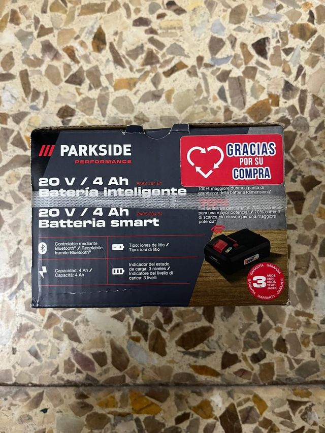 Batería Parkside 20V 4Ah Inteligente Bluetooth