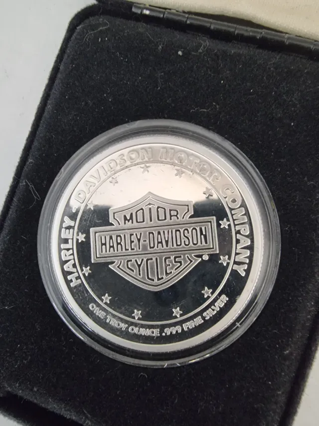 Moneda Plata V Twin Series MOTOR HARLEY EVOLUTION